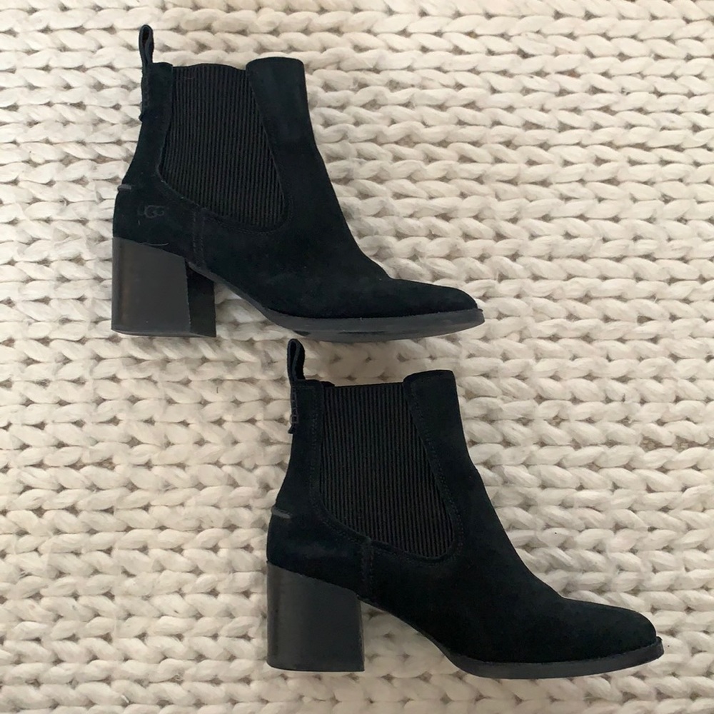 black suede Ugg boots